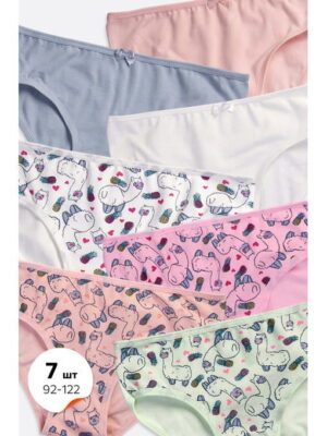 Трусы для девочки 7шт. Nicoletta