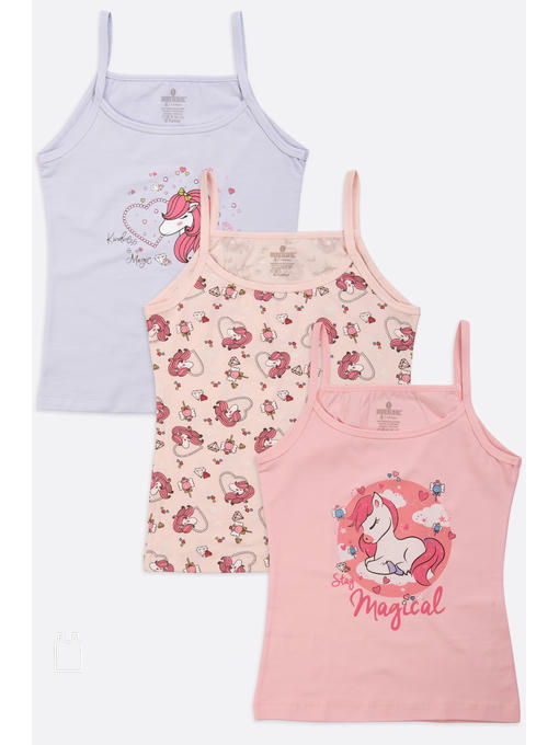 Майка на бретелях для девочки 3 шт. Baykar — изображение 2