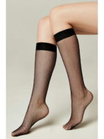 Женские элегантные гольфы в мелкую сеточку Conte Elegant