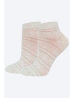 Женские укороченные носки с добавлением вискозы и льна Брестские