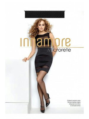Женские модные колготки в мелкую сетку Innamore