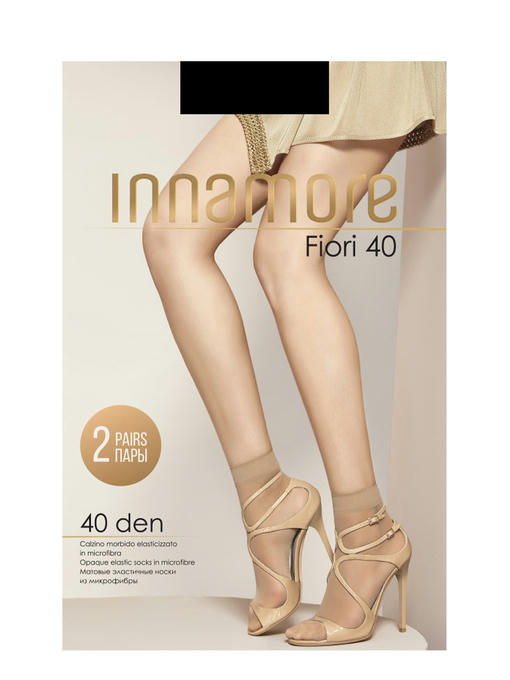 Матовые эластичные носки из микрофибры 2 пары 40 Innamore