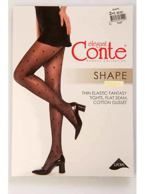 Женские колготки c геометрическим рисунком 20 Conte Elegant — изображение 2
