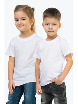 Детская однотонная футболка Bonito