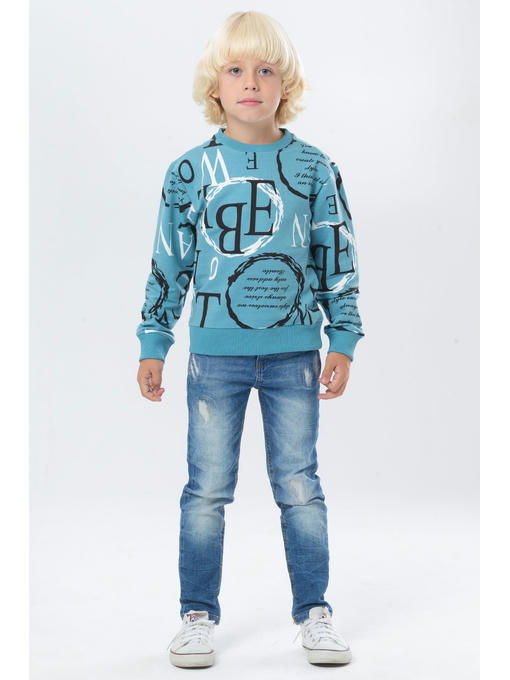 Джемпер из футера двухнитки для мальчика Bonito — изображение 2