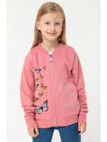 Бомбер для девочки из футера Bonito