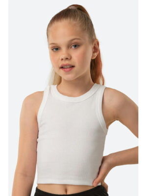 Майка-топ для девочки в рубчик Baykar