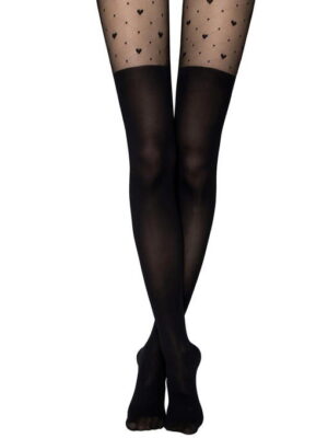 Женские плотные эластичные колготки с имитацией гольфинов 50 Conte Elegant