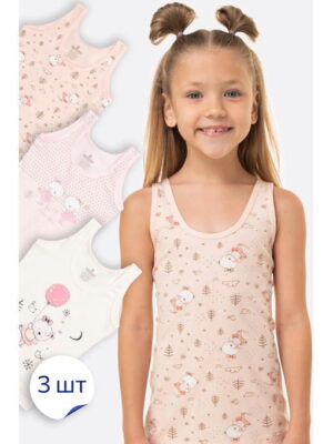 Майка для девочки 3шт. Baykar