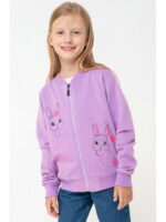 Бомбер для девочки из футера Bonito