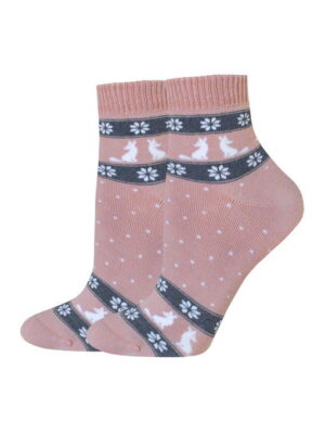 Женские укороченные махровые носки Брестские