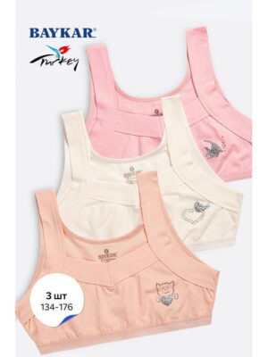 Майка-топ для девочки 3шт. Baykar