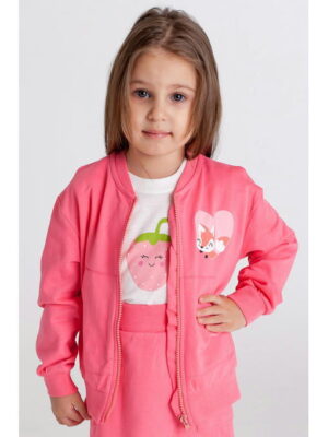 Толстовка из футера двухнитки для девочки Takro