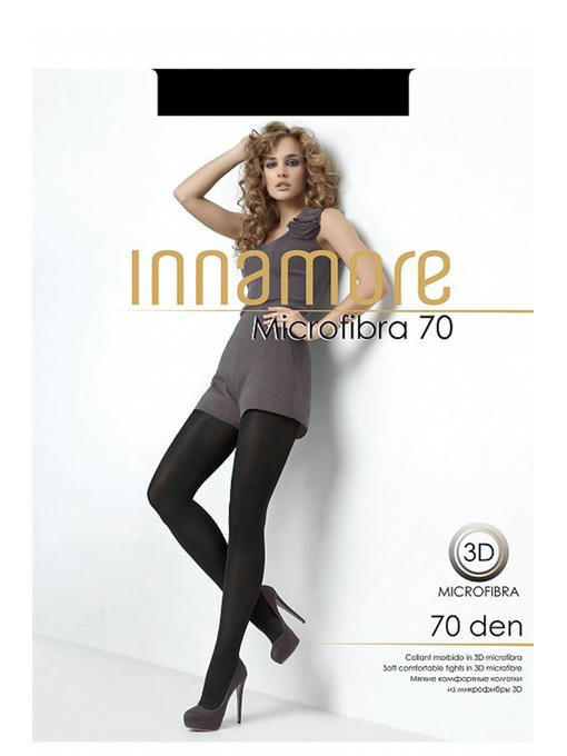 Женские мягкие комфортные колготки из микрофибры 70 ден Innamore