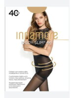 Женские эластичные поддерживающие колготки с утягивающими шортиками 40 ден Innamore