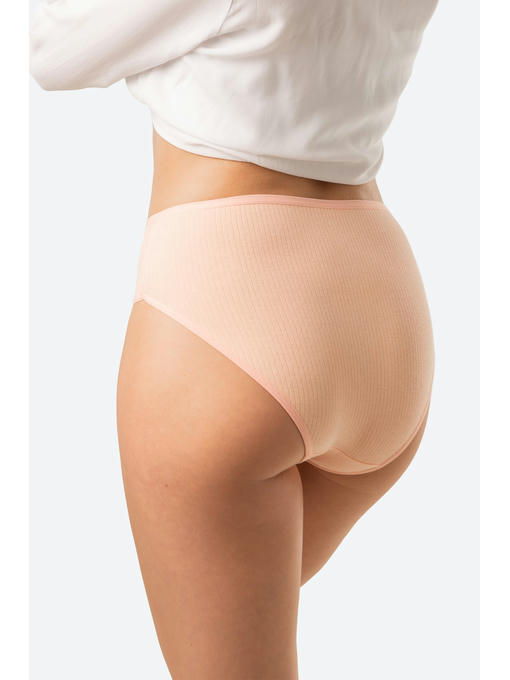 Женские трусы-слипы в рубчик 5 шт. Nicoletta — изображение 4