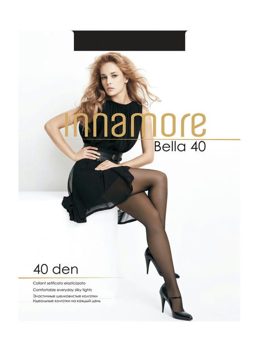 Женские эластичные шелковистые колготки 40 ден Innamore