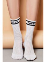 Удлиненные женские носки с ажурным переплетением Conte Elegant