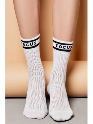 Удлиненные женские носки с ажурным переплетением Conte Elegant