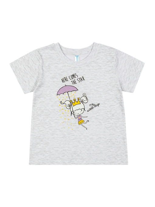 Хлопковая футболка для девочки Takro — изображение 4