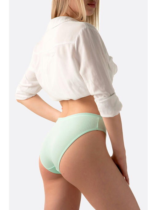 Женские трусы-слипы в рубчик 7 шт. Nicoletta — изображение 4