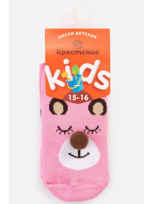 Махровые носки с силиконом на стопе для девочки Брестские — изображение 3