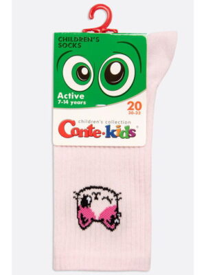 Удлиненные носки из хлопка для девочки Conte-kids