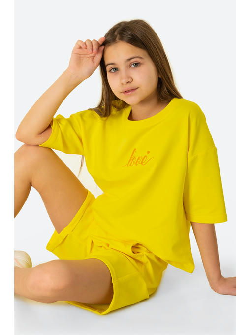 Хлопковый костюм с лайкрой для девочки Bonito — изображение 4