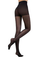 Женские плотные эластичные колготки с утягивающим торсом 40 ден Conte Elegant