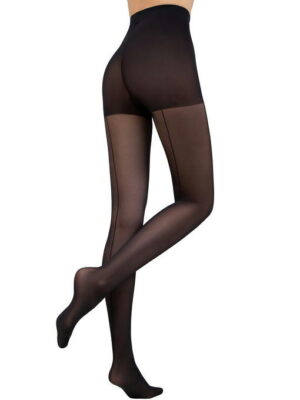 Женские плотные эластичные колготки с утягивающим торсом 40 ден Conte Elegant