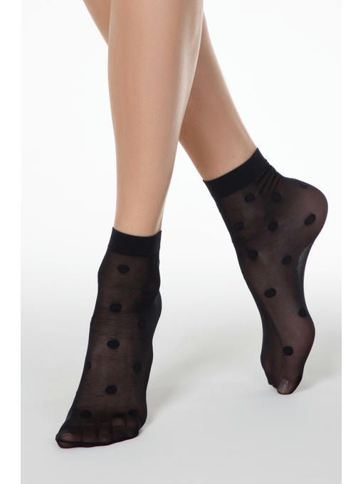 Женские эластичные полупрозрачные носки 20 ден Conte Elegant