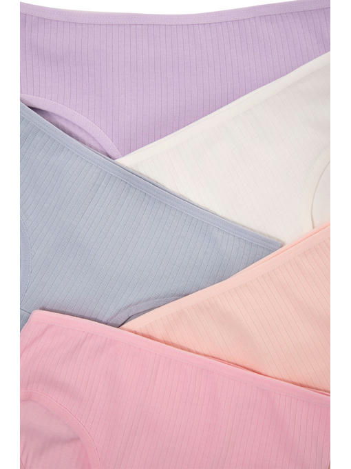 Трусы для девочки в рубчик 5 шт. Nicoletta — изображение 3