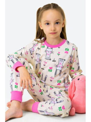 Хлопковая пижама для девочки Bonito