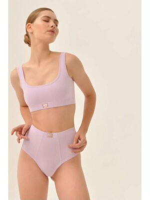 MY Трусы стринги бойфренды жен. хлопок йогурт (лиловый)