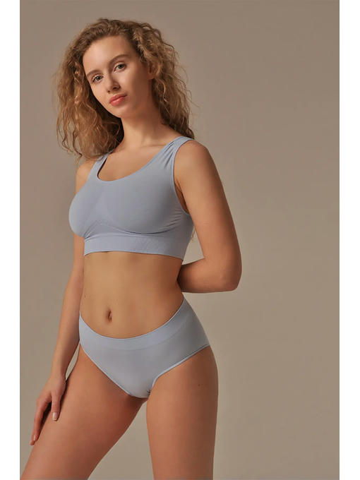 MY Топ женский TOP SHAPER SPALLA LARGA (1/50) (небесный)