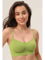 MY Топ женский TOP SHAPER SPALLA STRETTA (травяной)