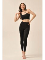 MY леггинсы LEGGINGS HIGH-WAIST (1/50) (черный)