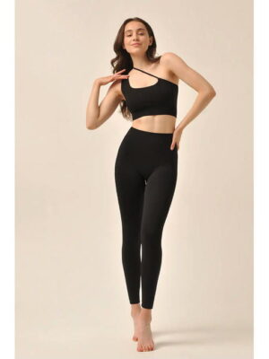 MY леггинсы LEGGINGS HIGH-WAIST (1/50) (черный)