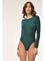 MY Боди женское BODY SCOLLATURA SUL RETRO (1/47) (изумруд)