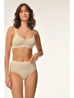 MY Трусы женские CULOTTE RIB (1/100) cream (пломбир)