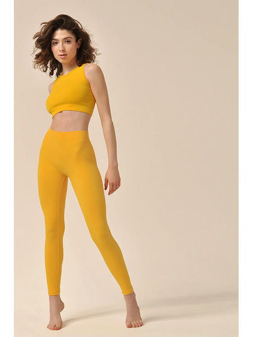 MY Леггинсы LEGGINGS RIB (1/60) (лимонный)