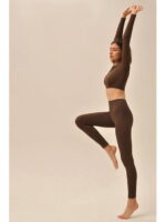 MY Леггинсы LEGGINGS RIB (1/60) (темно-коричневый)