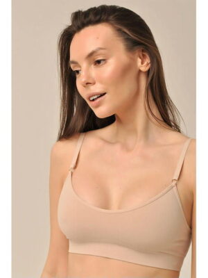 MY Топ женский TOP WITH CUP (1/50) latte (кремовый латте)