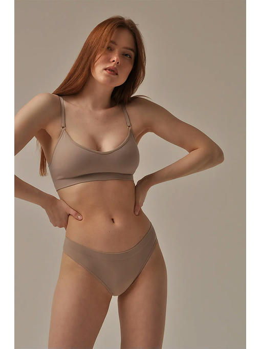 MY Топ женский TOP WITH CUP (1/50) (льняной) — изображение 2