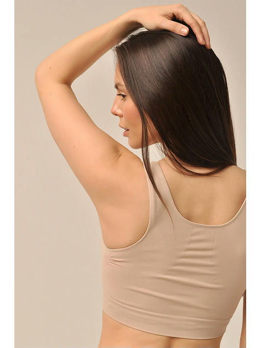 MY Топ женский TOP SPALLA LARGA PUSH UP (1/50) (кремовый латте) — изображение 2