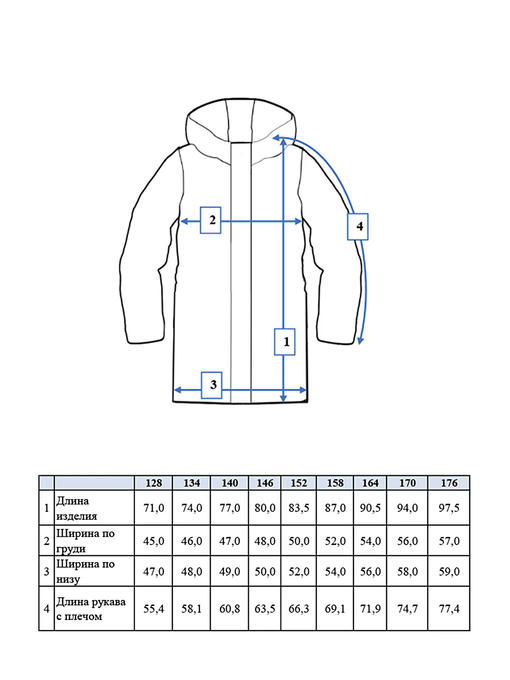Пальто PLAYTODAY — изображение 2