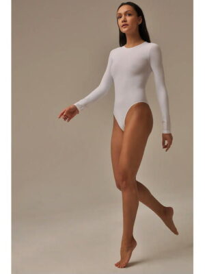 MY Боди женское BODY MAGLIA GIROCOLLO TONDO (1/68) (белый)