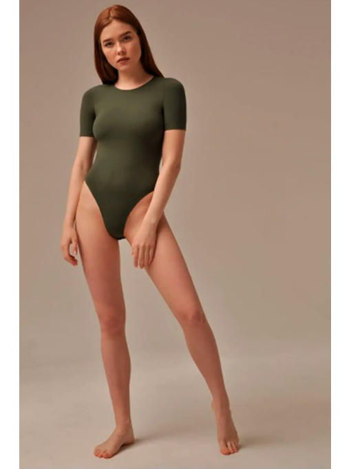 MY Боди женское BODY T-SHIRT (1/68) (оливковый) — изображение 2