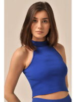 MY Топ женский TOP SLEEVELESS RIB (1/100) (синий)