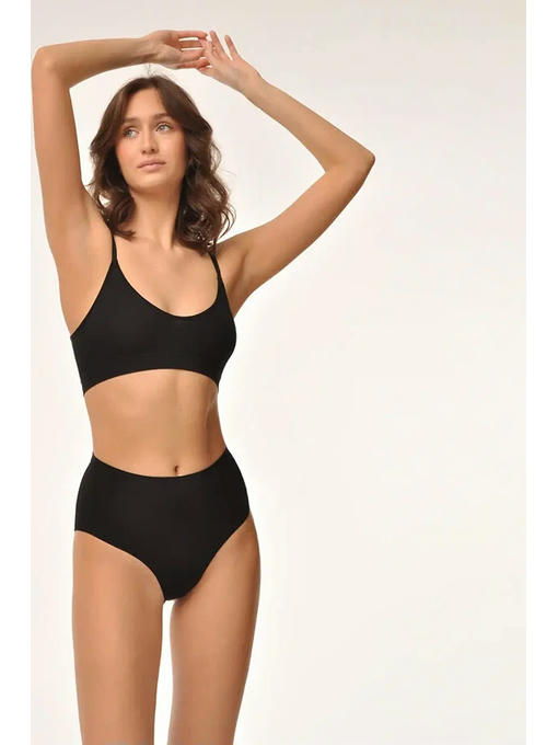 MY Трусы женские CULOTTE RIB (1/100) (черный) — изображение 3